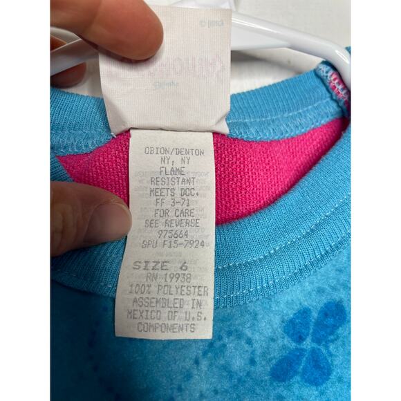 Vintage Disney Pocahontas Girls Size 6 Sweater Long Sleeve Pull Over - Picture 4 of 6